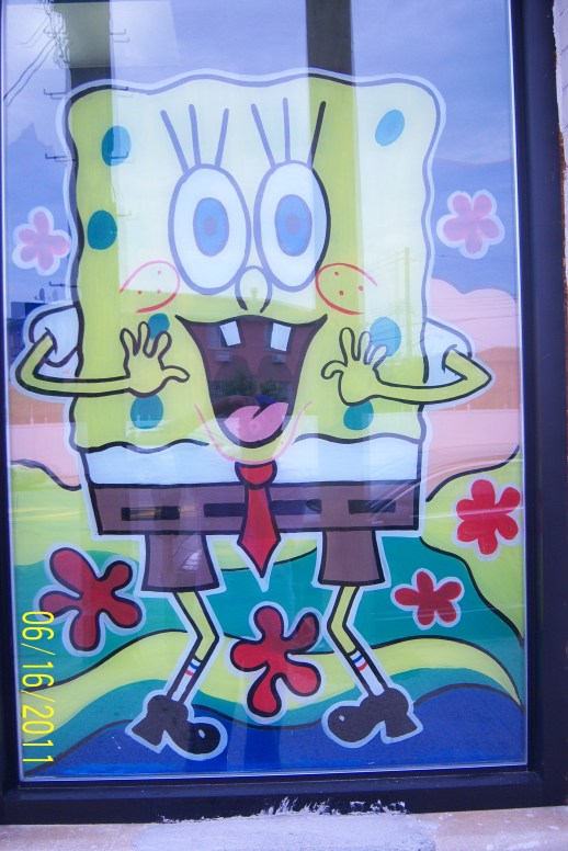 Sponge Bob..window