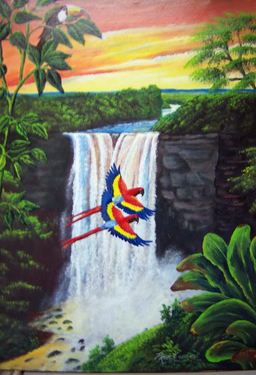 Kaiteur Falls ..Highest one drop falls in the world.