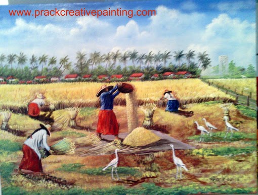 Harvesting Rice 